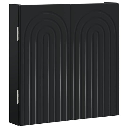 Dartboard Cabinet ALKMAAR Black 52.5 x 10.5 x 53.5 cm