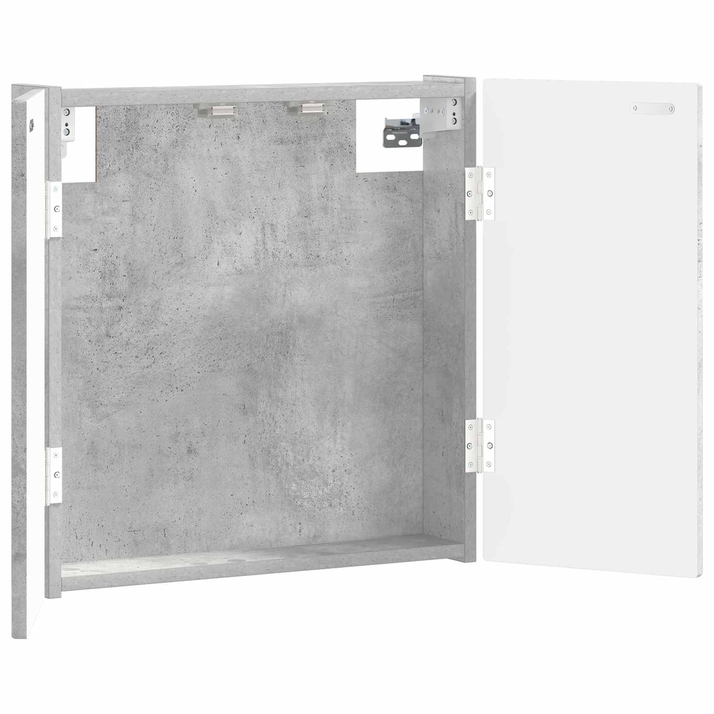 Dartboard Cabinet ALKMAAR Concrete Grey 52.5 x 10.5 x 53.5 cm