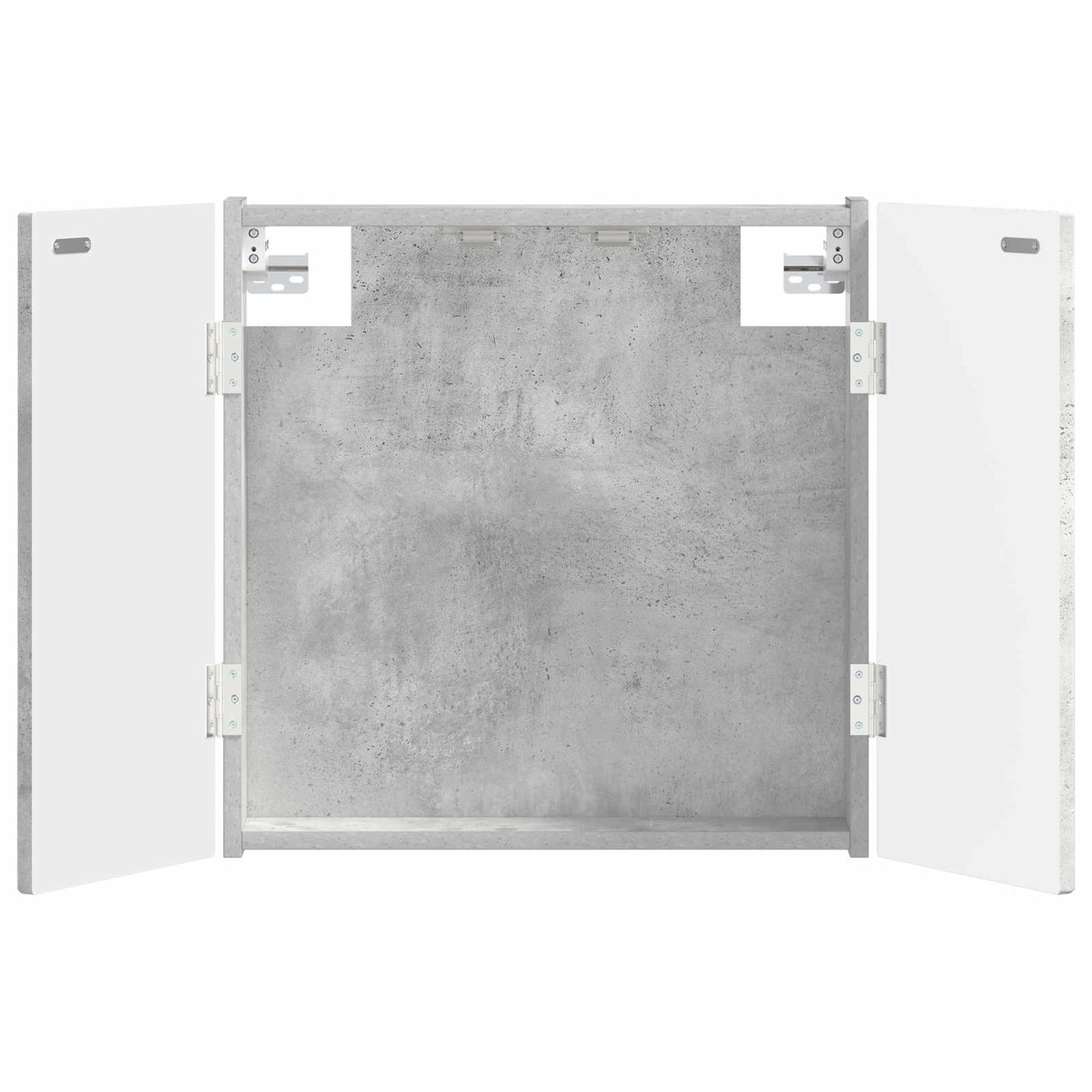 Dartboard Cabinet ALKMAAR Concrete Grey 52.5 x 10.5 x 53.5 cm