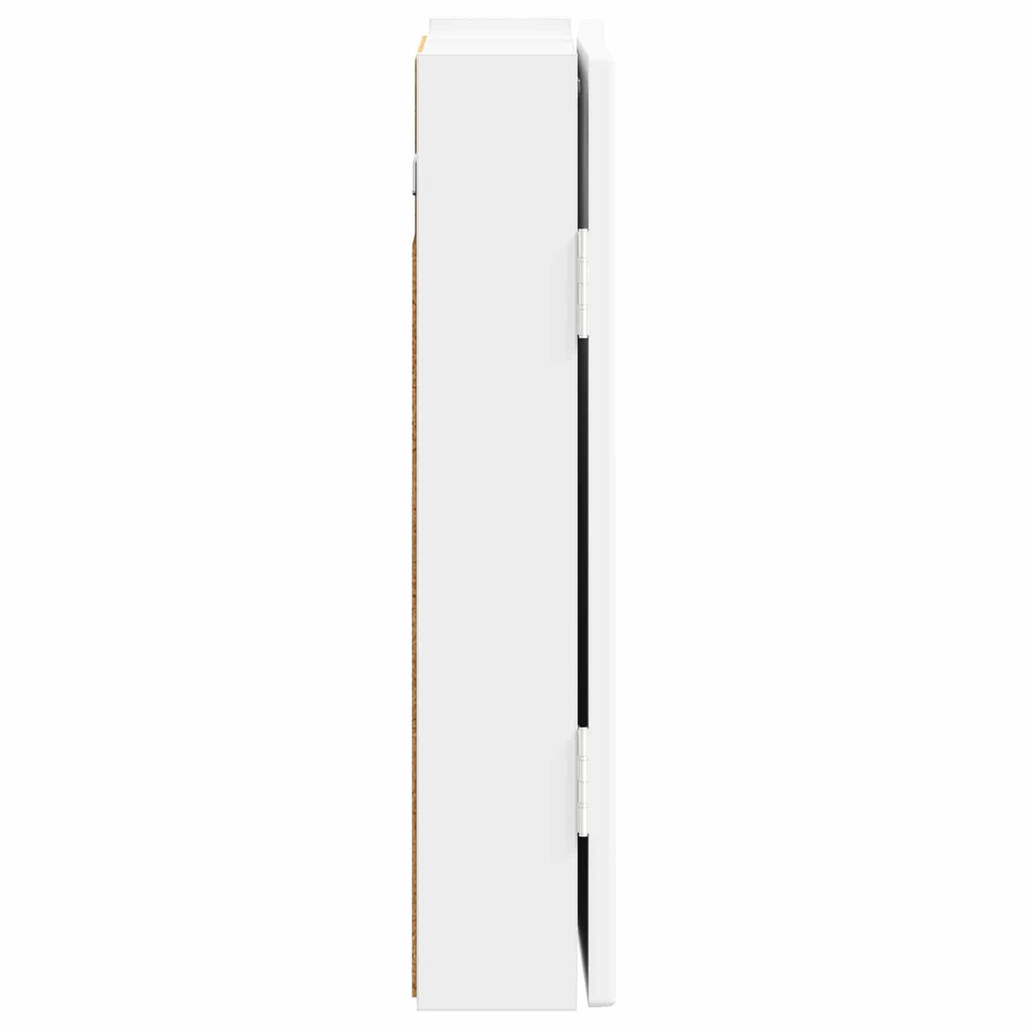 Dartboard Cabinet ALKMAAR High Gloss White Engineered Wood