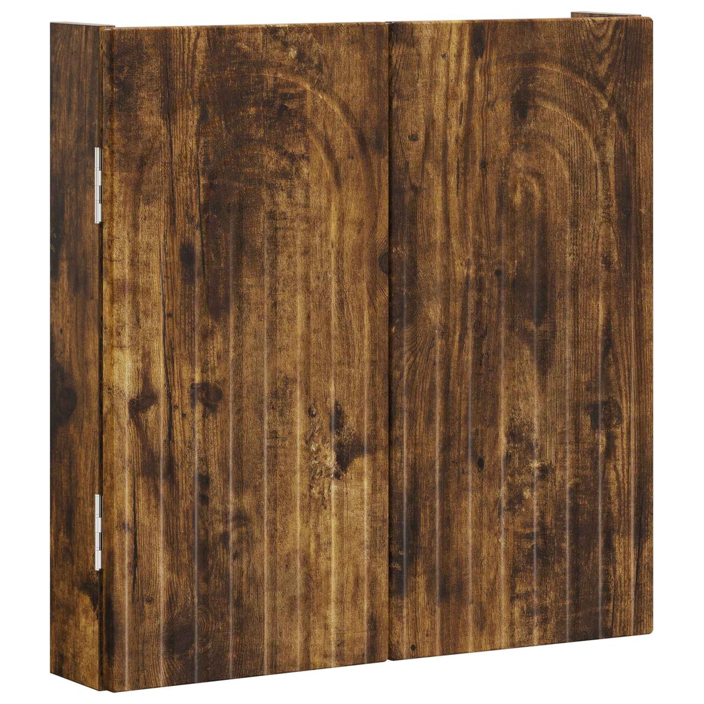 Dartboard Cabinet ALKMAAR Smoked Oak 52.5 x 10.5 x 53.5 cm