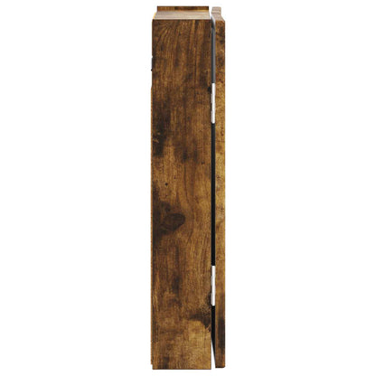 Dartboard Cabinet ALKMAAR Smoked Oak 52.5 x 10.5 x 53.5 cm