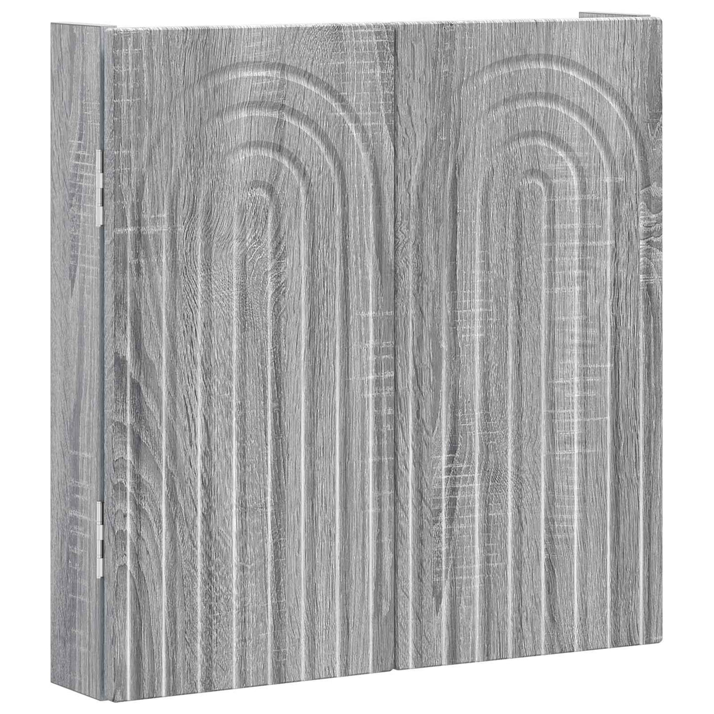 Dartboard Cabinet ALKMAAR Grey Sonoma 52.5 x 10.5 x 53.5 cm