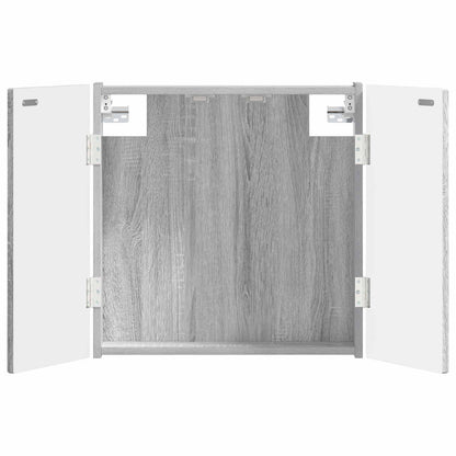 Dartboard Cabinet ALKMAAR Grey Sonoma 52.5 x 10.5 x 53.5 cm