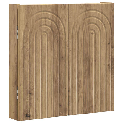 Dartboard Cabinet ALKMAAR Artisan Oak 52.5 x 10.5 x 53.5 cm