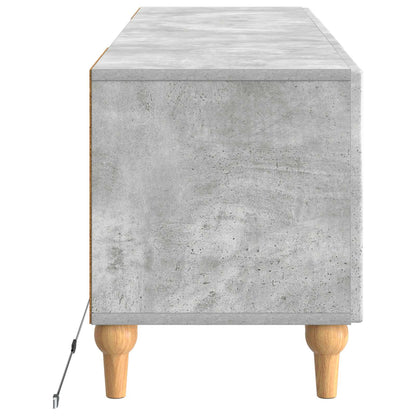LED TV Cabinet Concrete Grey Engineered Wood