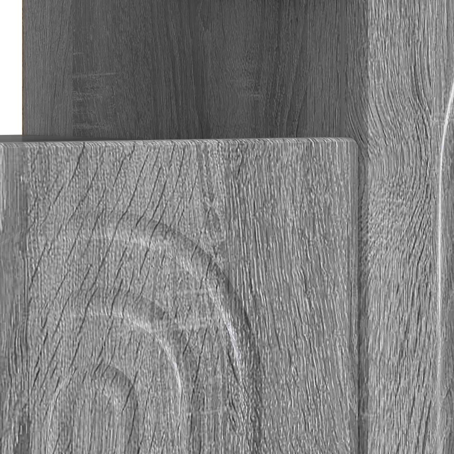 LED TV Cabinet Grey Sonoma Engineered Wood