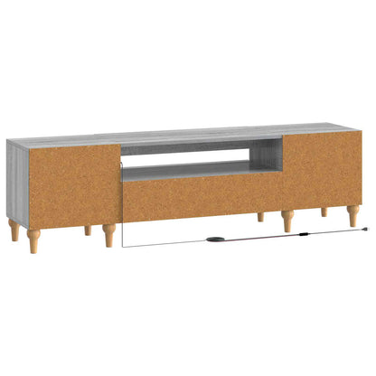 LED TV Cabinet Grey Sonoma Engineered Wood