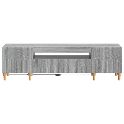 LED TV Cabinet Grey Sonoma Engineered Wood