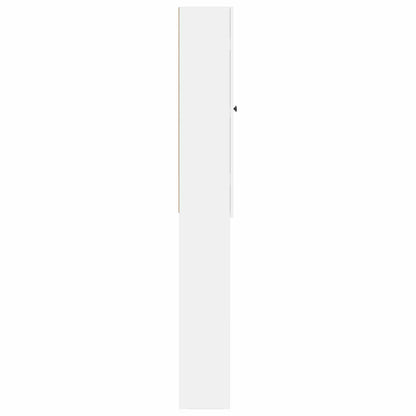 Toilet Cabinet ALKMAAR White 66 x 25.5 x 190 cm Engineered Wood