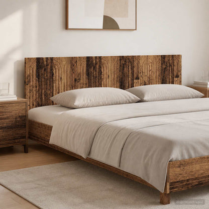 Wall-Mounted Headboard ALKMAAR Old Wood Engineered Wood