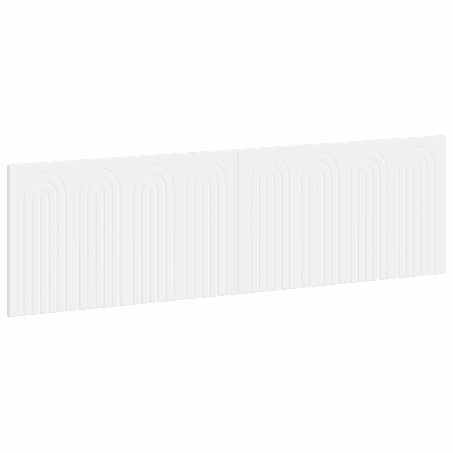 Wall-Mounted Headboard ALKMAAR White Engineered Wood