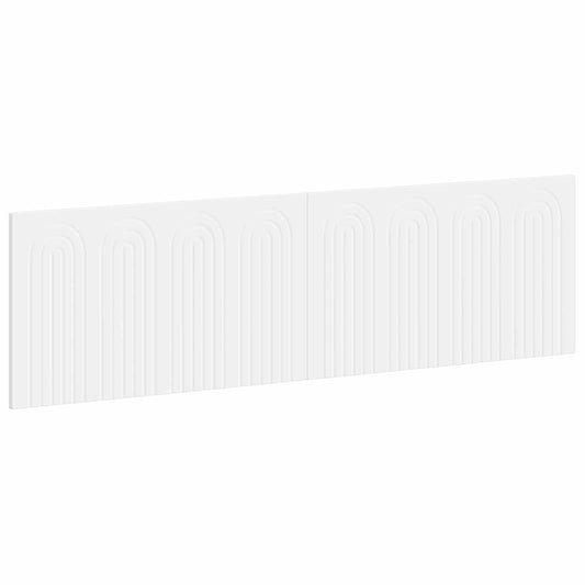 Wall-Mounted Headboard ALKMAAR White Engineered Wood