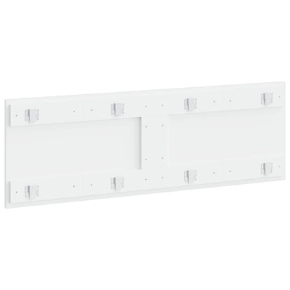Wall-Mounted Headboard ALKMAAR White Engineered Wood