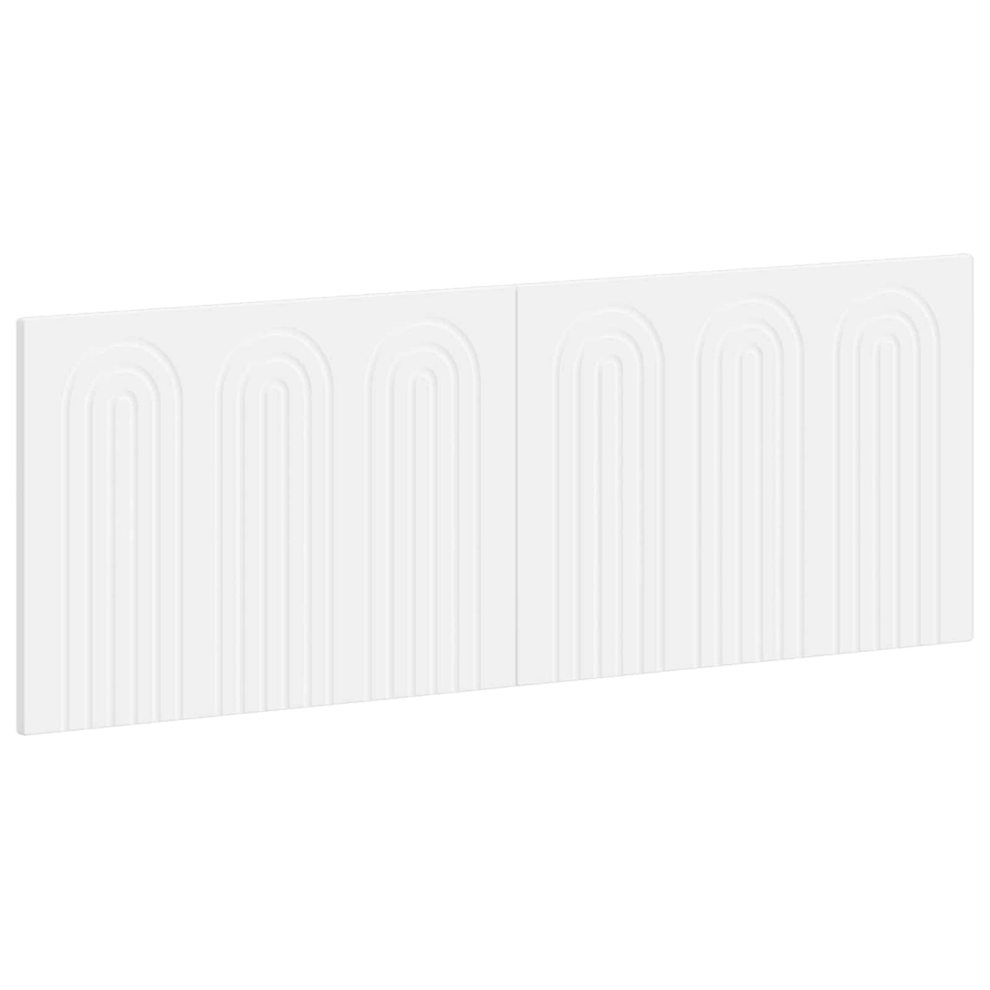 Wall-Mounted Headboard ALKMAAR White Engineered Wood