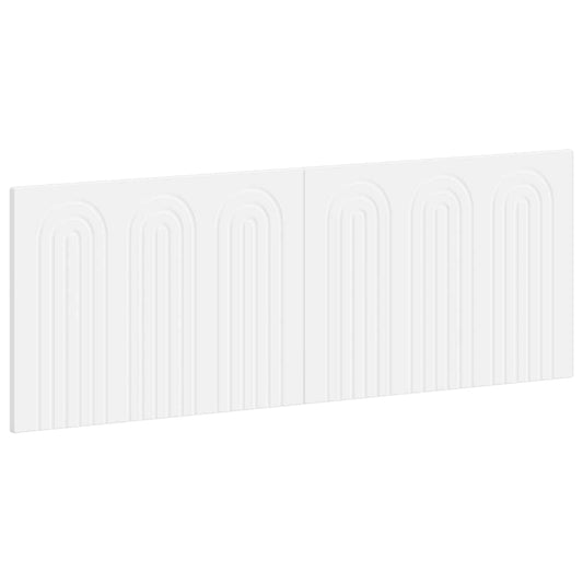 Wall-Mounted Headboard ALKMAAR White Engineered Wood