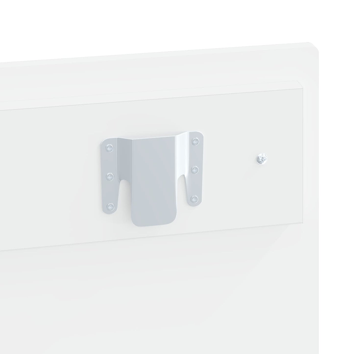 Wall-Mounted Headboard ALKMAAR White Engineered Wood