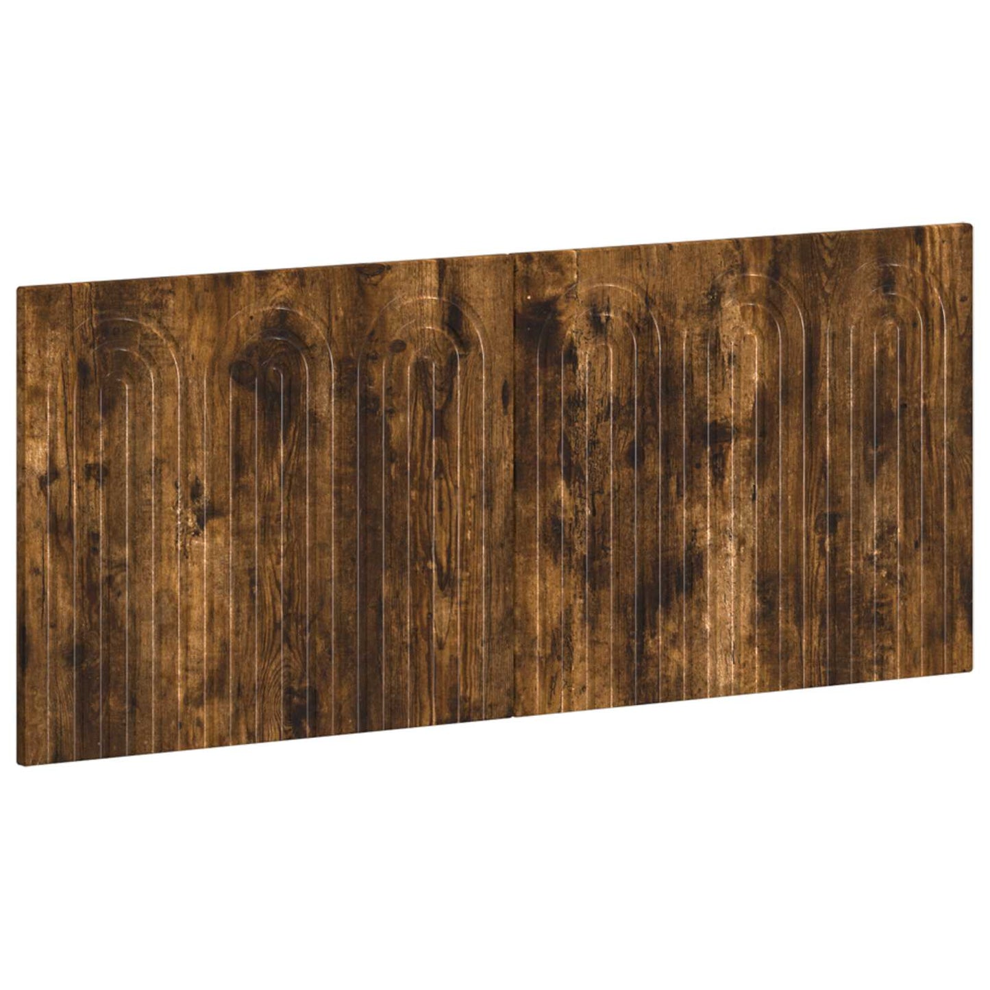 Wall-Mounted Headboard ALKMAAR Smoked Oak Engineered Wood