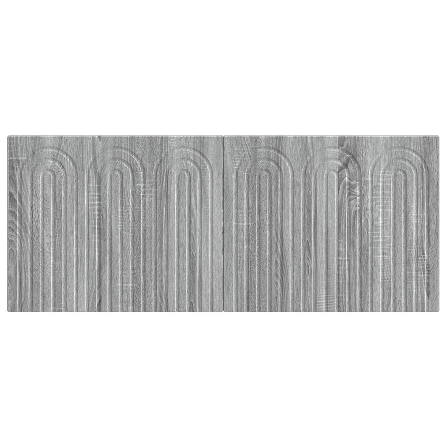 Wall-Mounted Headboard ALKMAAR Grey Sonoma Engineered Wood