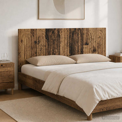 Wall-Mounted Headboard ALKMAAR Old Wood Engineered Wood