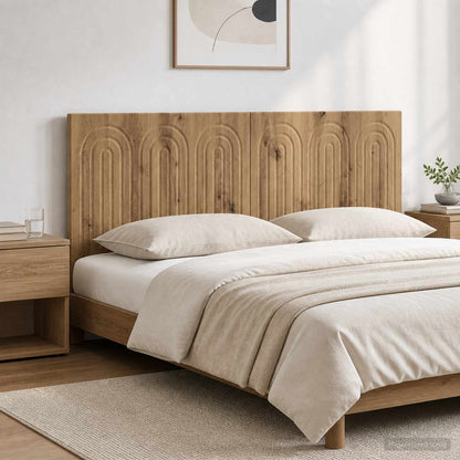 Wall-Mounted Headboard ALKMAAR Artisan Oak Engineered Wood