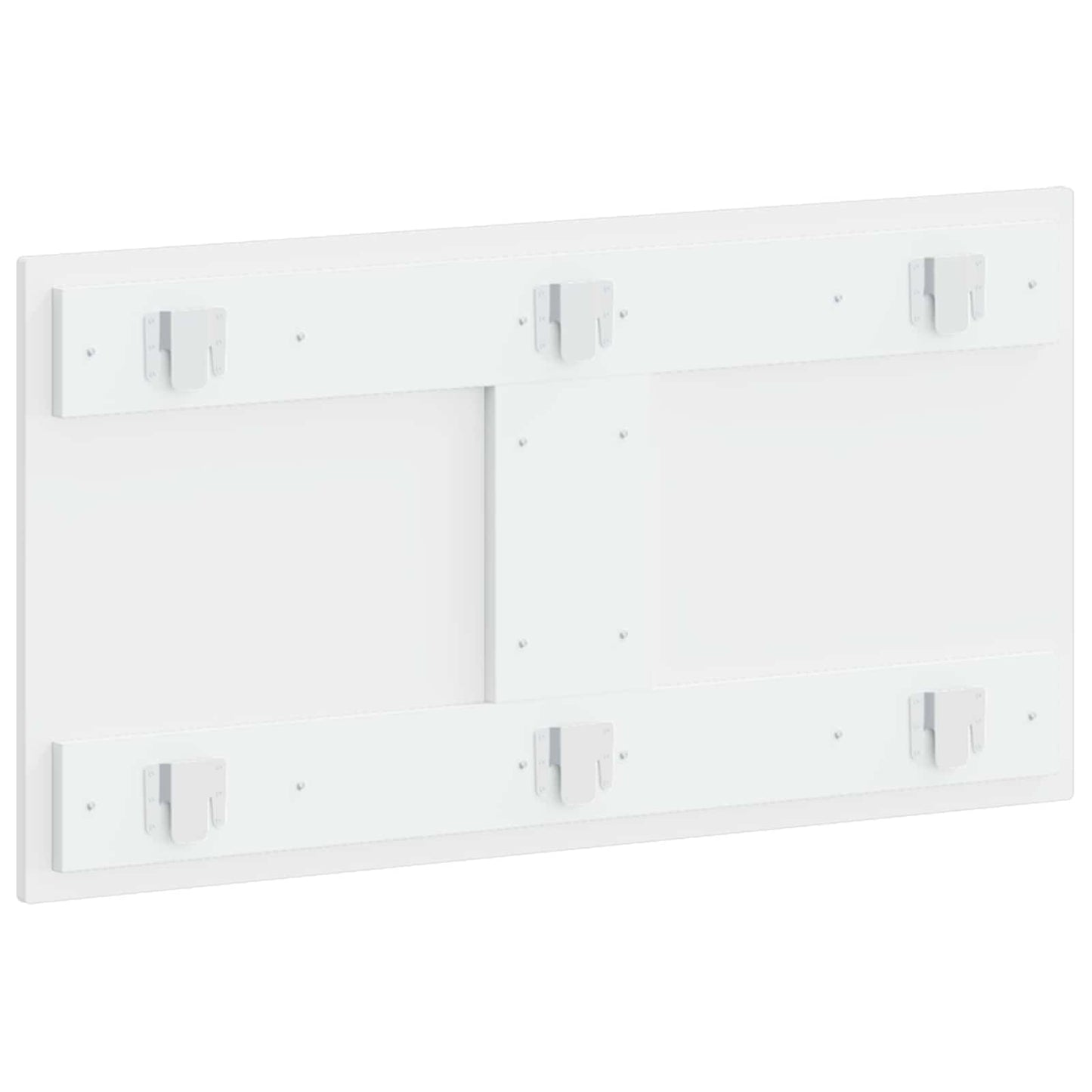 Wall-Mounted Headboard ALKMAAR White Engineered Wood