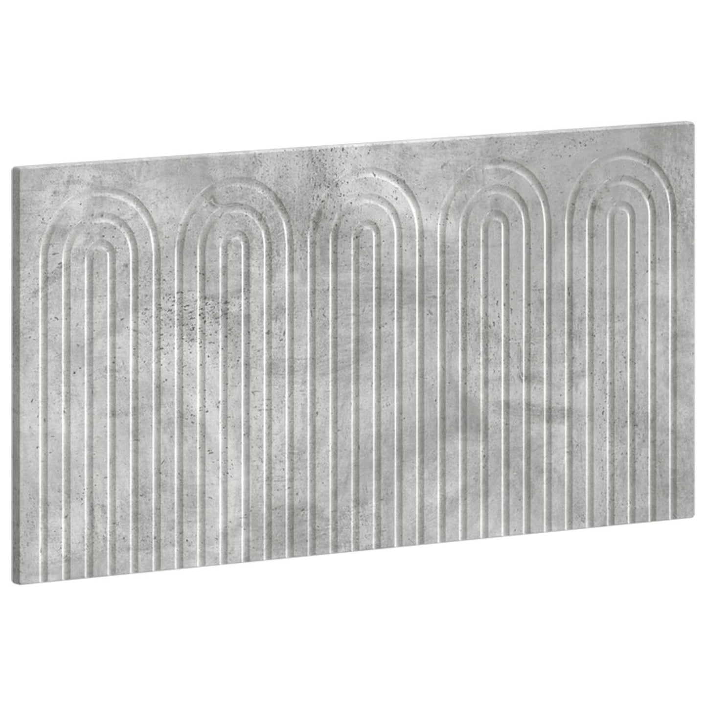 Wall-Mounted Headboard ALKMAAR Concrete Grey Engineered Wood