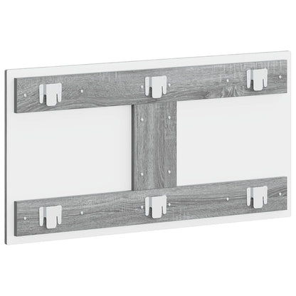 Wall-Mounted Headboard ALKMAAR Grey Sonoma Engineered Wood