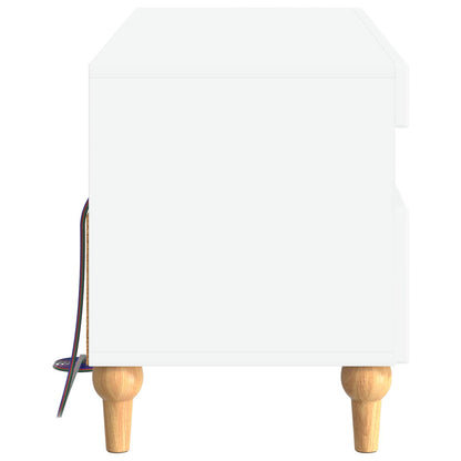 LED TV Cabinet White Engineered Wood