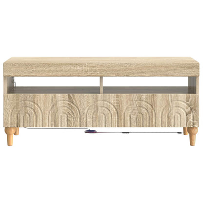 LED TV Cabinet Sonoma Oak Engineered Wood