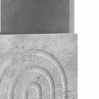 LED TV Cabinet Concrete Grey Engineered Wood