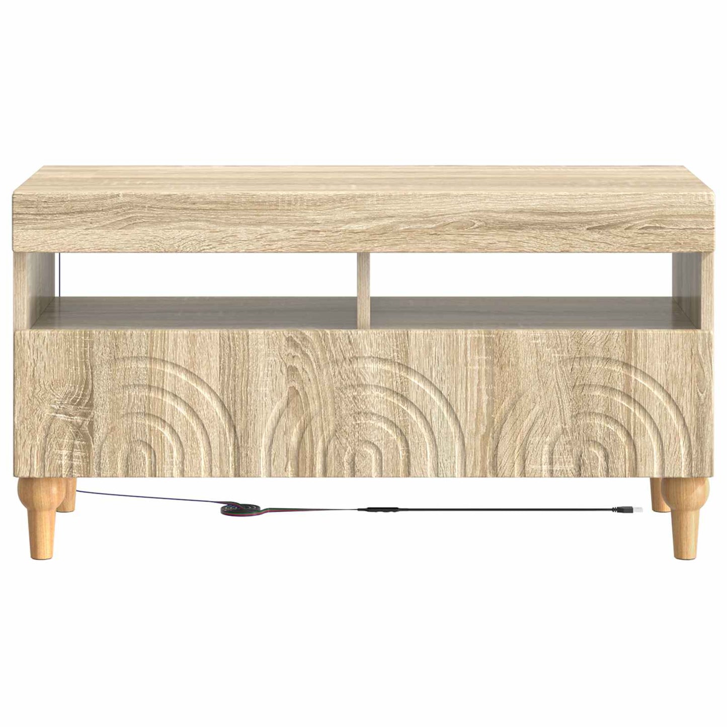LED TV Cabinet Sonoma Oak Engineered Wood