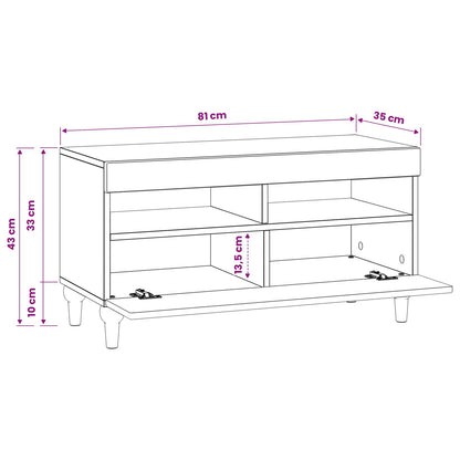 LED TV Cabinet Sonoma Oak Engineered Wood