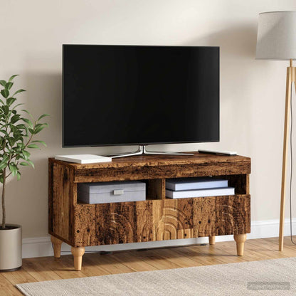 LED TV Cabinet Old Wood Engineered Wood