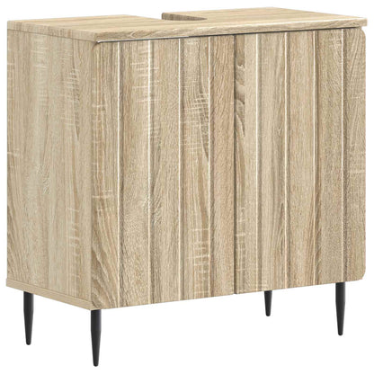 Bathroom Sink Cabinet ZWOLLE Sonoma Oak 59.5 x 31.5x 59 cm