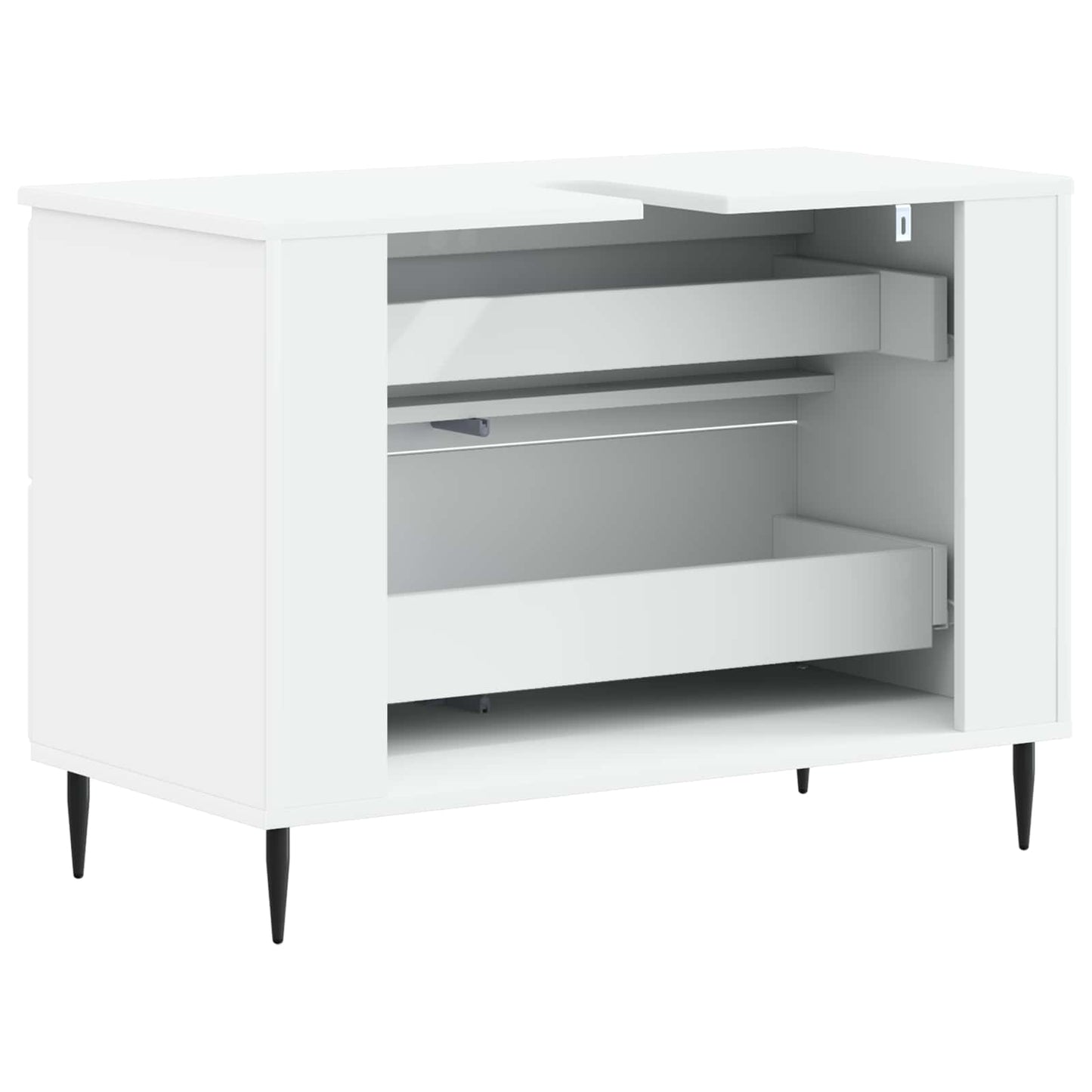 Bathroom Sink Cabinet ZWOLLE White 82 x 41x 58.5 cm