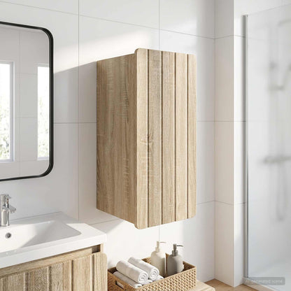 Bathroom Wall Cabinet ZWOLLE Sonoma Oak 30 x 31 x 63 cm