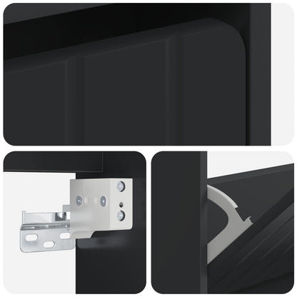 Wall-Mounted Shoe Cabinet ZWOLLE 71 x 17 x 43 cm Black