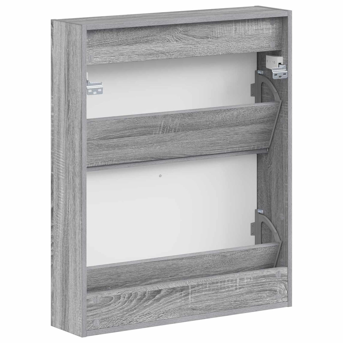 Wall-Mounted Shoe Cabinet ZWOLLE 71 x 17 x 86 cm Grey Sonoma