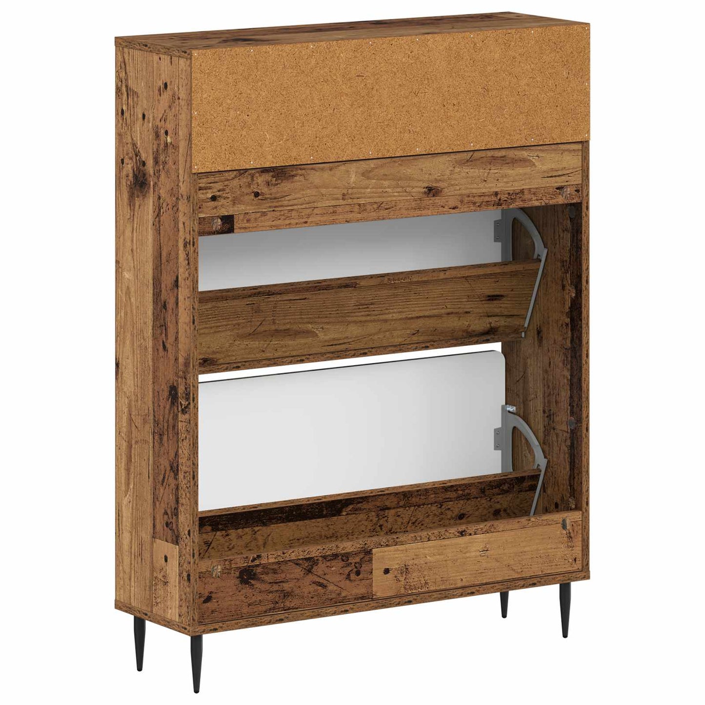 Shoe Cabinet ZWOLLE 78 x 24 x 103 cm Engineered Wood Old Wood