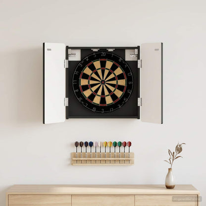 Dartboard Cabinet ZWOLLE Black 52.5 x 10.5 x 57.5 cm