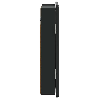 Dartboard Cabinet ZWOLLE Black 52.5 x 10.5 x 57.5 cm