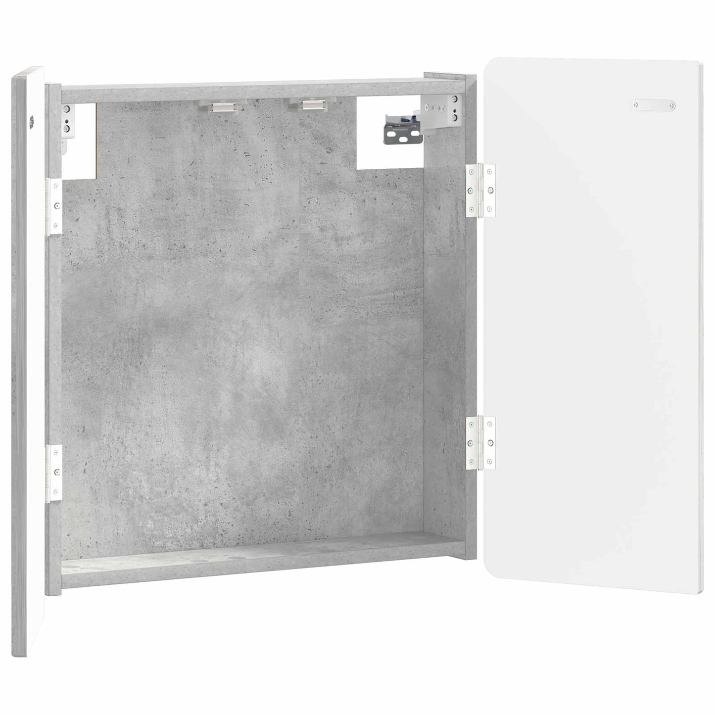 Dartboard Cabinet ZWOLLE Concrete Grey 52.5 x 10.5 x 57.5 cm