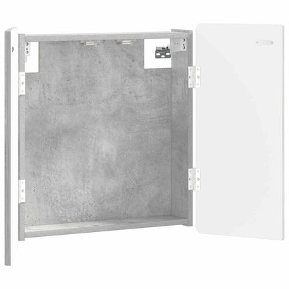 Dartboard Cabinet ZWOLLE Concrete Grey 52.5 x 10.5 x 57.5 cm