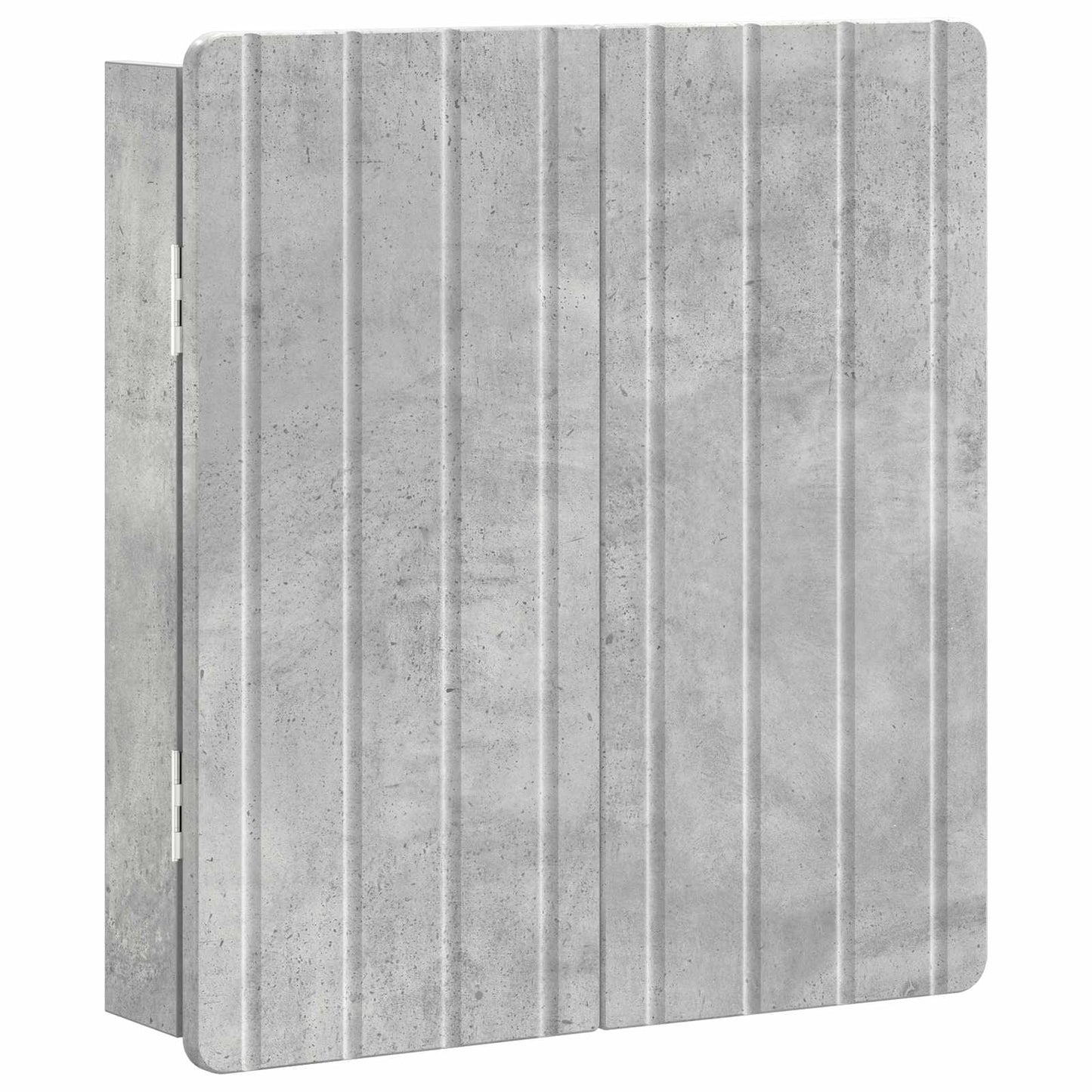 Dartboard Cabinet ZWOLLE Concrete Grey 52.5 x 10.5 x 57.5 cm