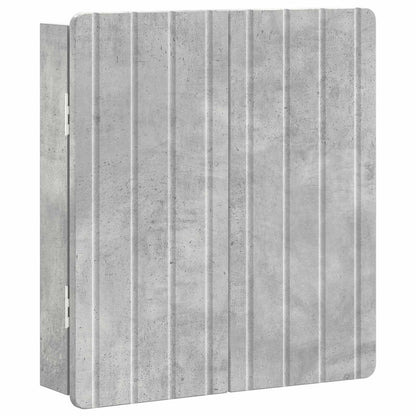 Dartboard Cabinet ZWOLLE Concrete Grey 52.5 x 10.5 x 57.5 cm