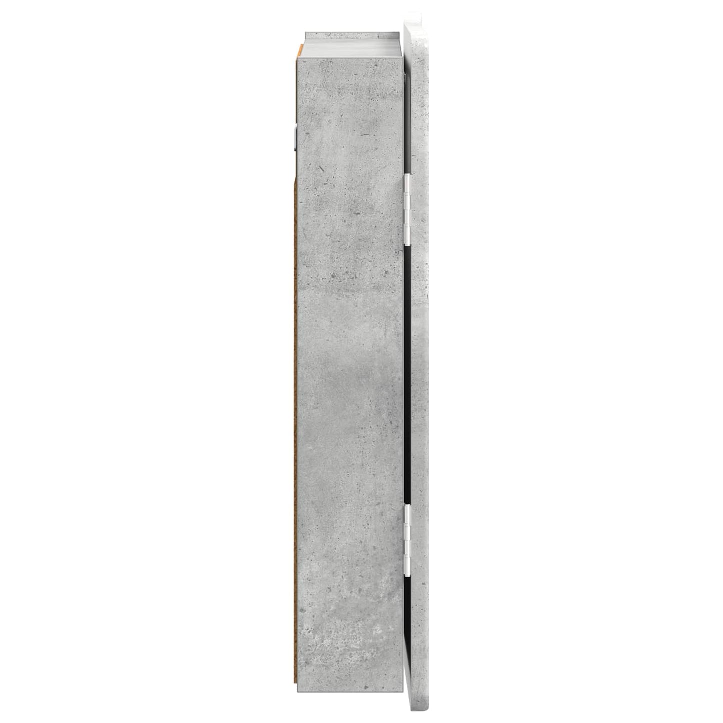 Dartboard Cabinet ZWOLLE Concrete Grey 52.5 x 10.5 x 57.5 cm