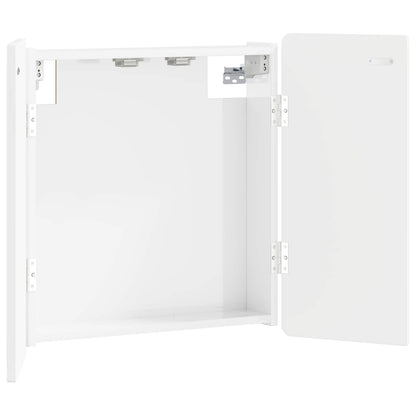 Dartboard Cabinet ZWOLLE High Gloss White 52.5 x 10.5 x 57.5 cm