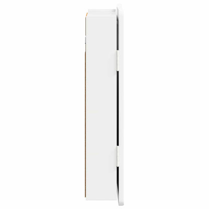 Dartboard Cabinet ZWOLLE High Gloss White 52.5 x 10.5 x 57.5 cm