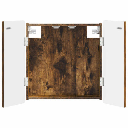 Dartboard Cabinet ZWOLLE Smoked Oak 52.5 x 10.5 x 57.5 cm